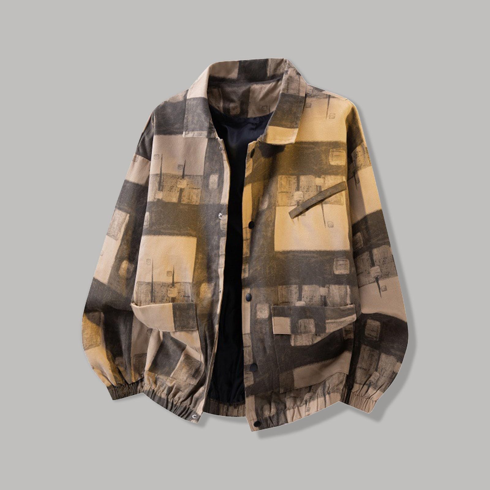 Leichte Freizeitjacke für komfortablen Outdoor-Windschutz mit mehreren Taschen und moderner Passform