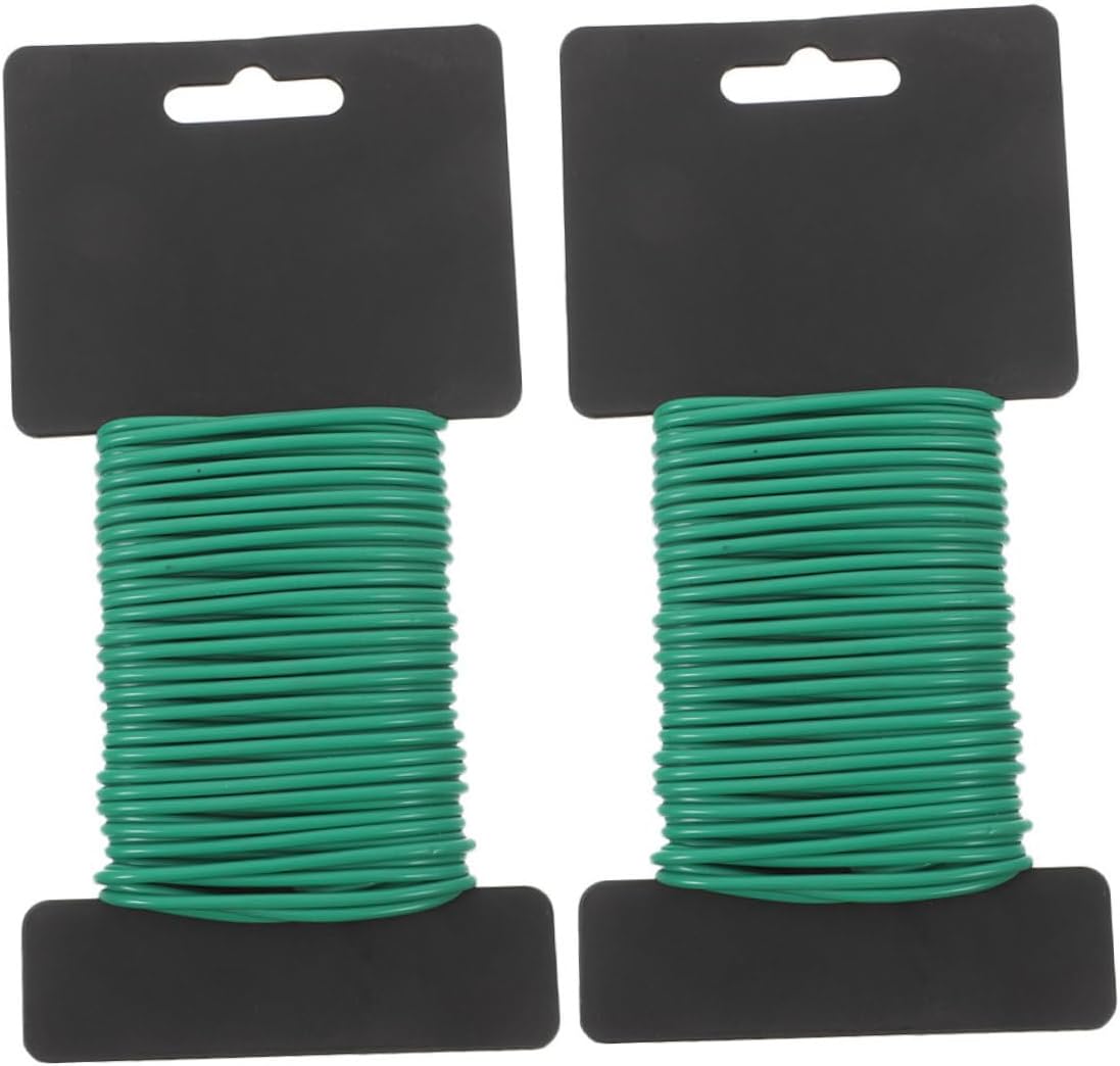 BESPORTBLE Soft Garden Plant Ties for Climbing Plants 2.5mm x 10m Green Flexible Ties for Indoor and Outdoor Use for Supporting Tomatoes Vegetables and Flowers