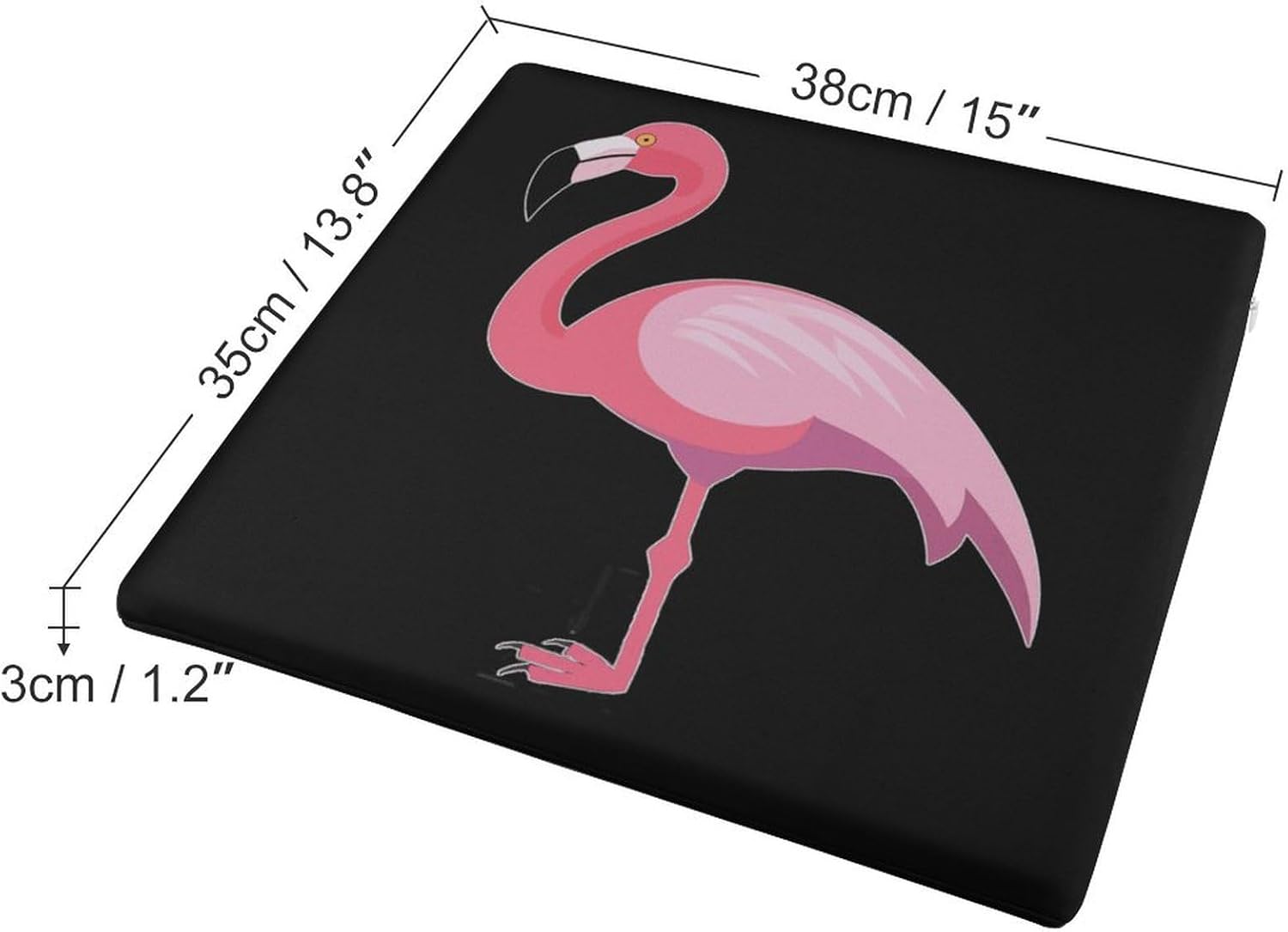 Flamingos Floor Pillow Meditation Yoga Cushion Square Chair Cushion Pillows Seating for Adults