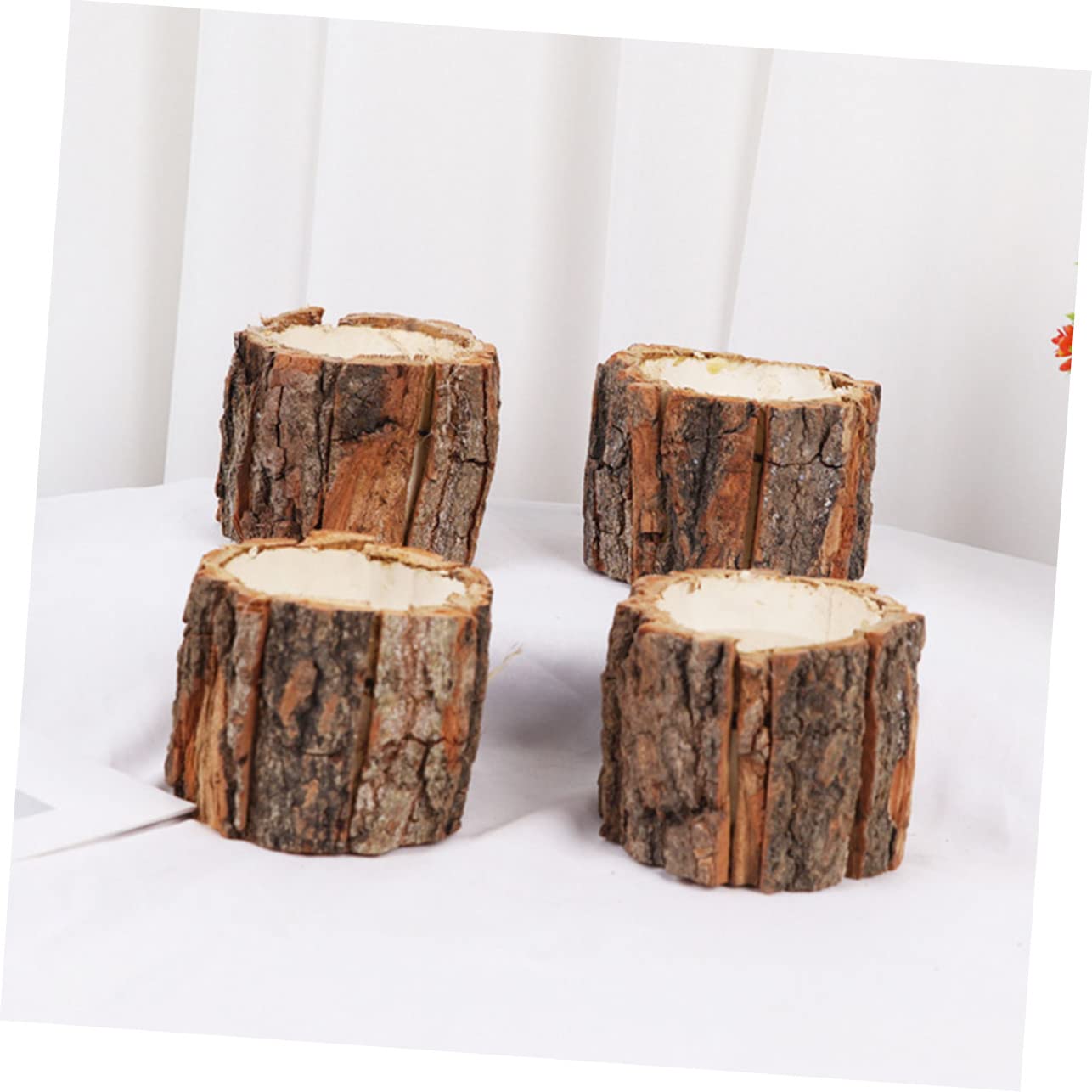 HOMSFOU 3 Piezas Portalápices De Madera Organizador De Escritorio Para Bolígrafos Contenedor De Estilo Sencillo Hogar Portalápices Prácticos Para Oficina