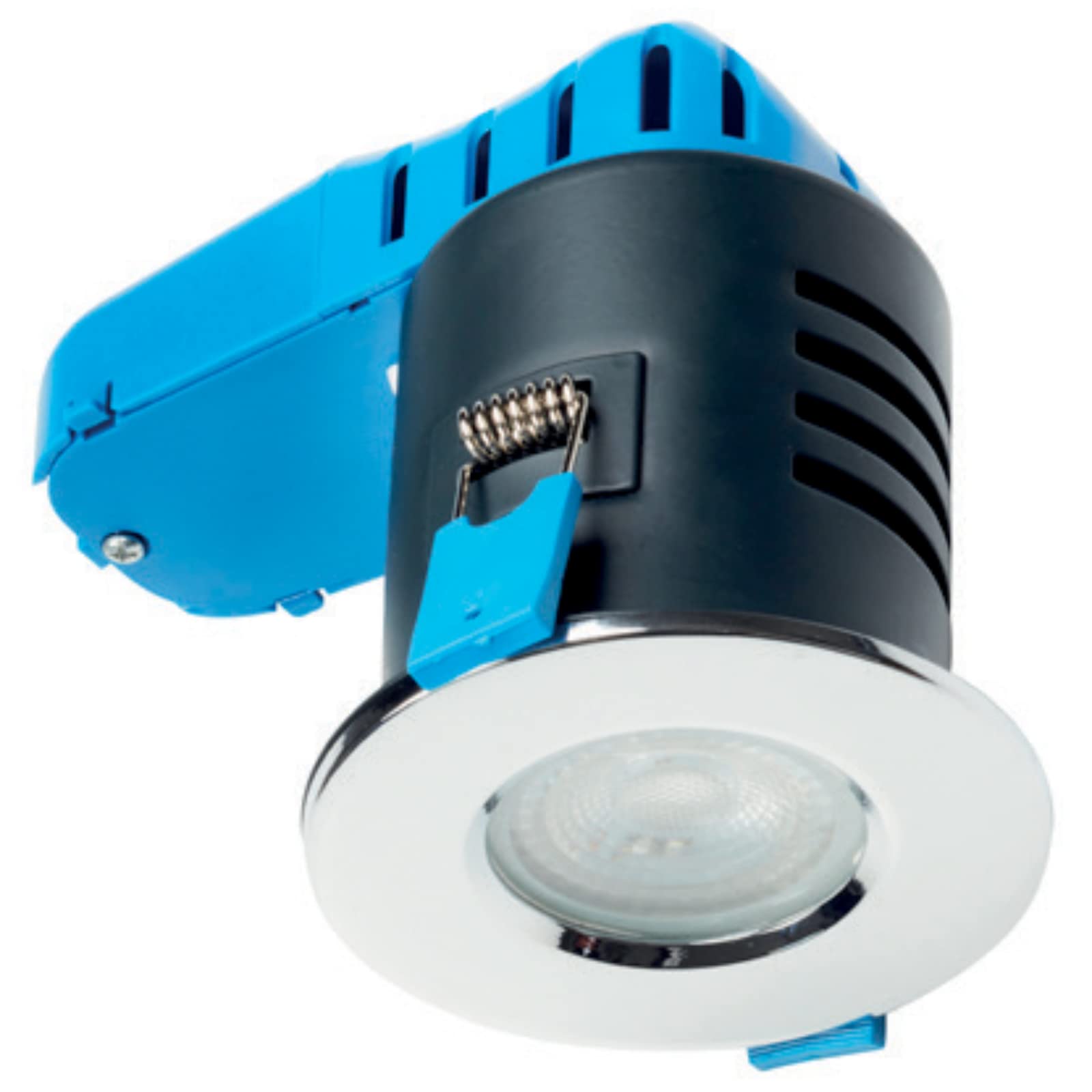 Deta L1701CH4 Fire Rated IP65 Chrome Downlight 4000K Dimmable Spot Light