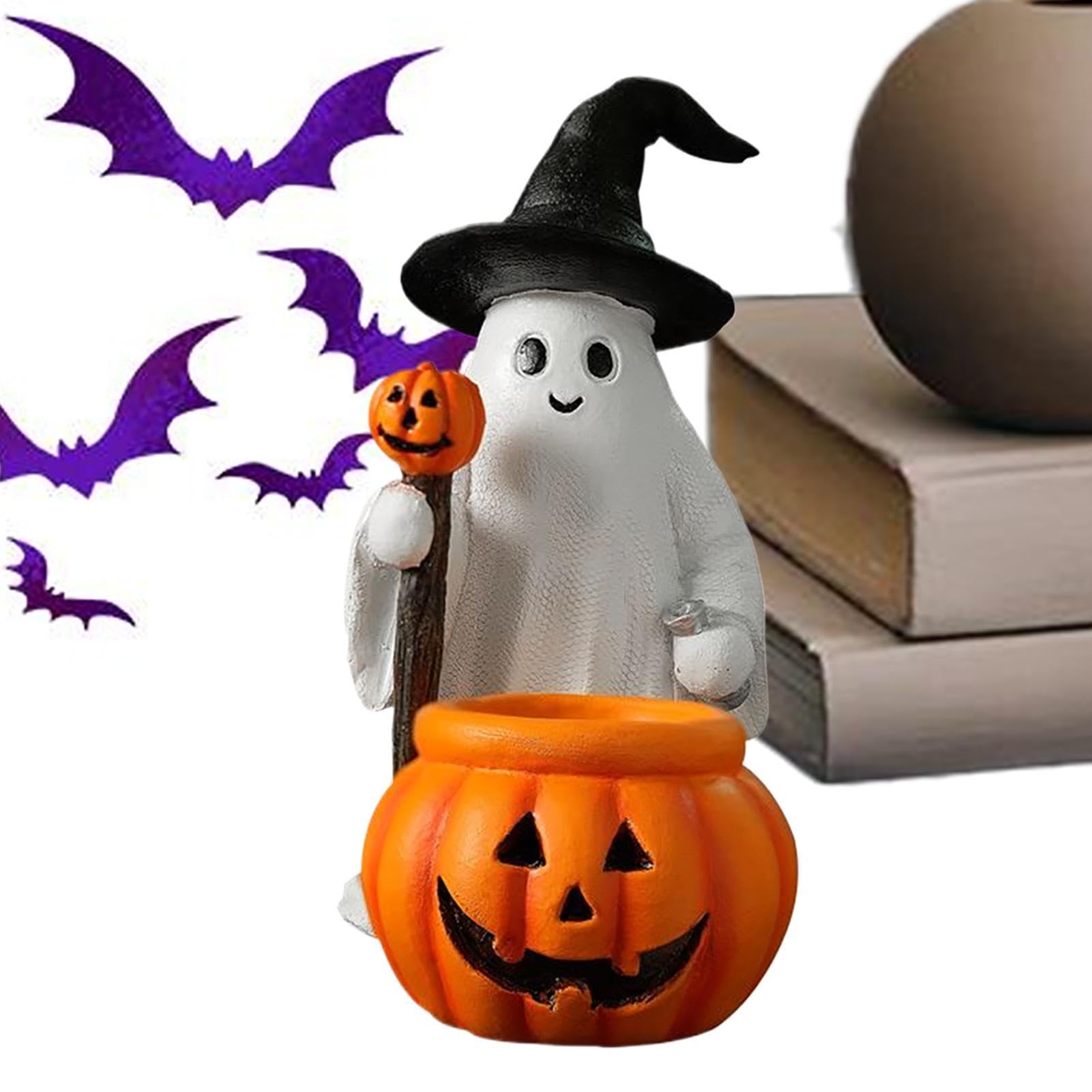 Figurine fantôme mignonne pour habiller votre table basse, étagère de cuisine et bureau cet automne