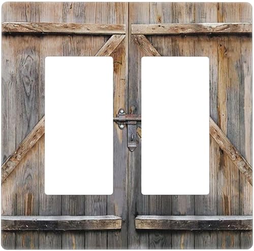 Miniatura 56 de Cubierta de Interruptor de Luz de Palanca de 1 Gang con Estampado de Bosque de Pinos Rústico Campestre, Cabaña Lodge Granero Bosque Forestal de