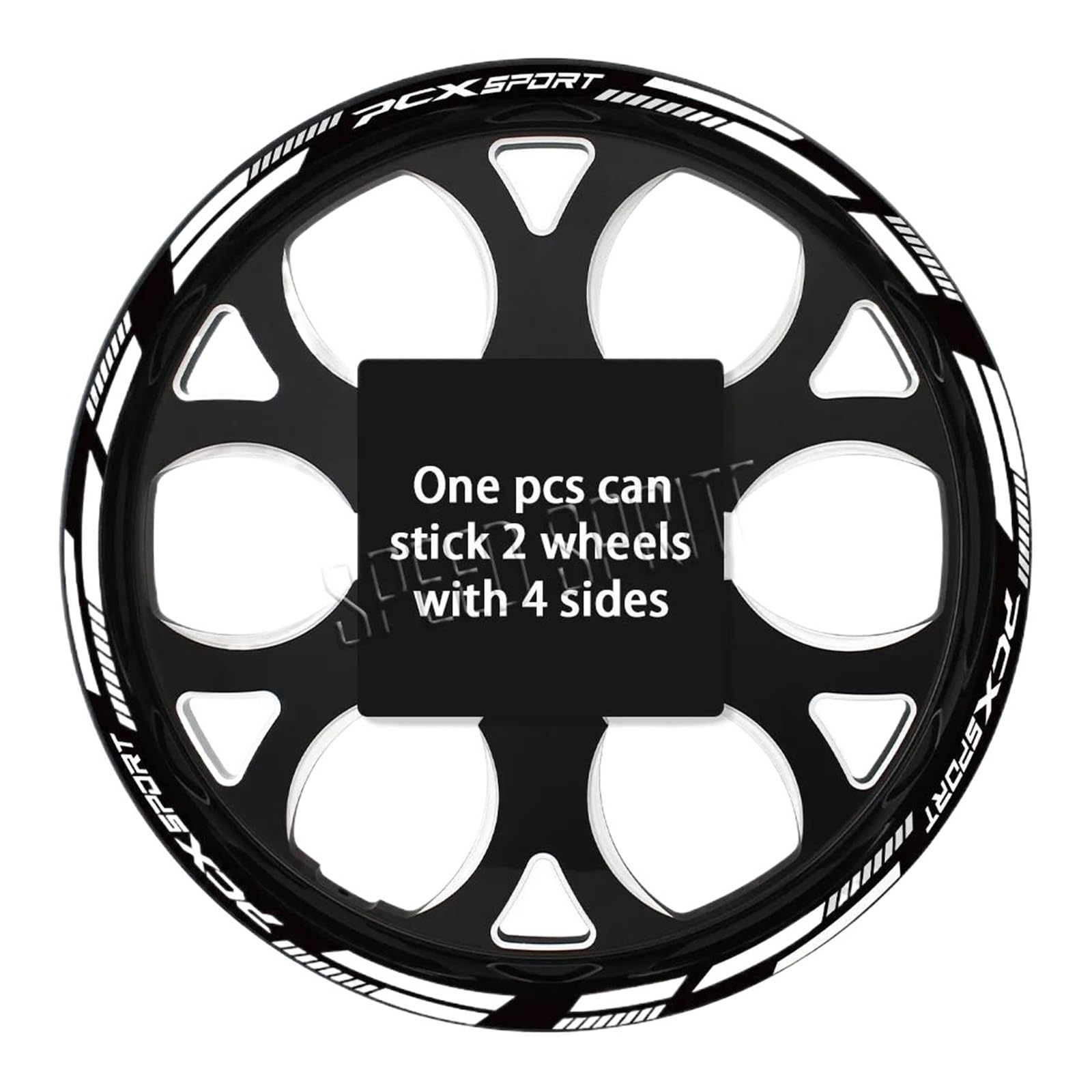 For PCX125 Pcx 125 PCX150 Pcx 150 Reflective Accessories Wheel Stickers Hub Decals Rim Stripe Tape