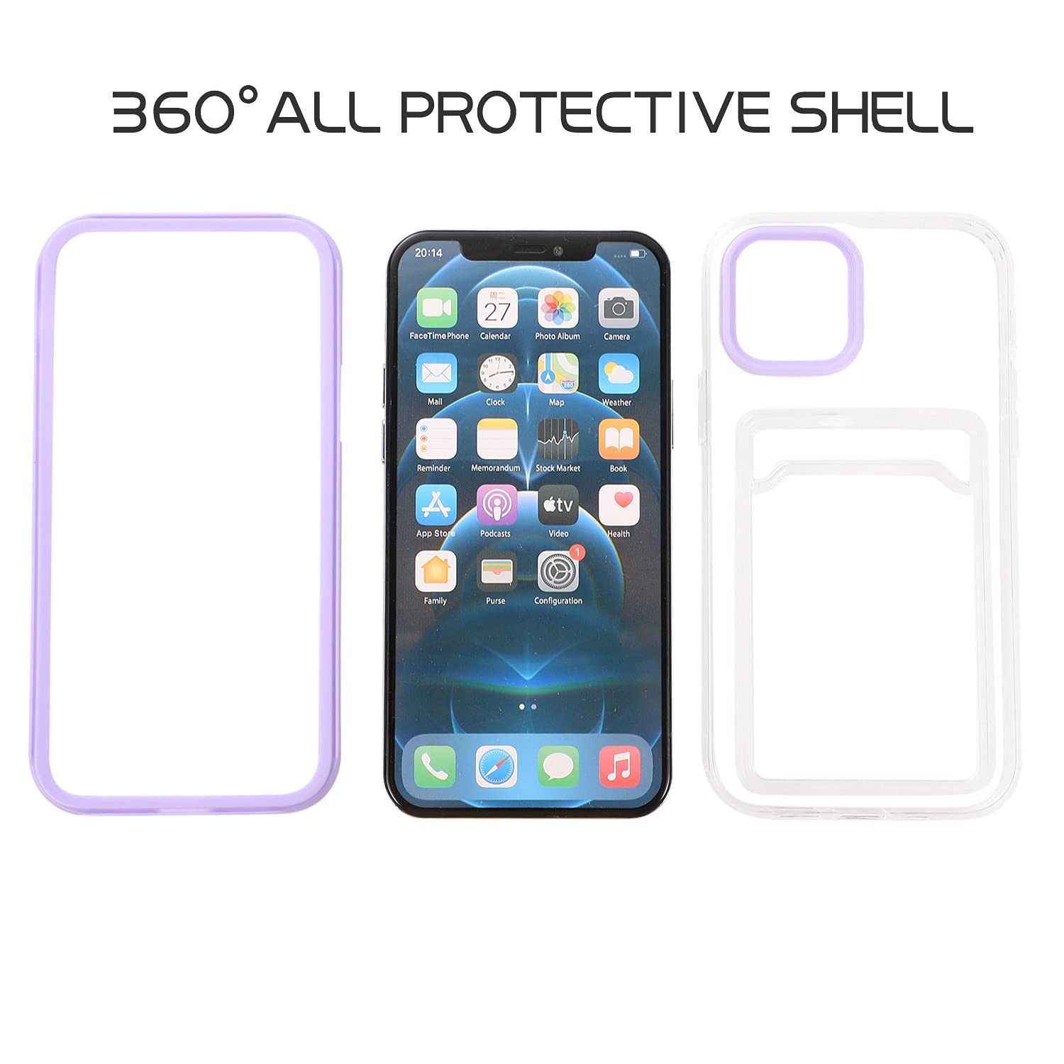 SEAHAI Cover per Xiaomi Redmi Note 10 PRO, Custodia Ultra Sottile ed Elegante in Silicone TPU, Glitter Placcatura Phnom Penh Design Cover Antiurto