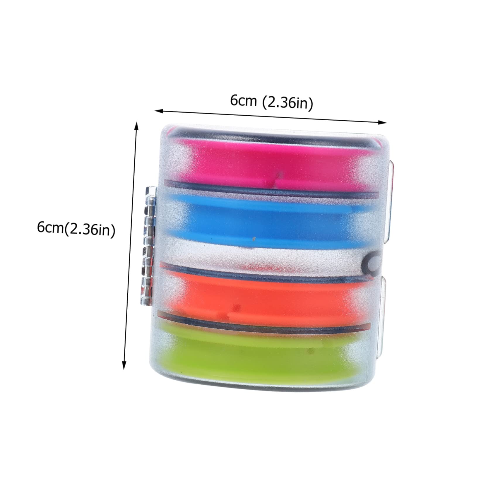 Abaodam Fishing Line Bobbins Winding Board with Storage Spools Durable Tackle Organizer for Fishing Lines Bright Design Present for Fishing Enthusiasts