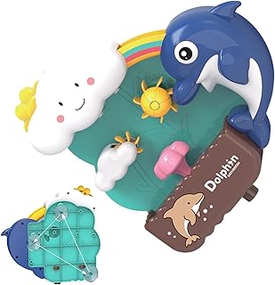 banho para crianças | Brinquedo rotação e fluxo preenchimento ventosa - Decoração banheira para parque infantil, parque aquático, jardim infância, banheiro, Fovolat