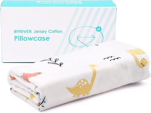 Baby Dino Printing Jersey Funda de almohada de algodón para BYRIVER Body Pillow Almohada de embarazo