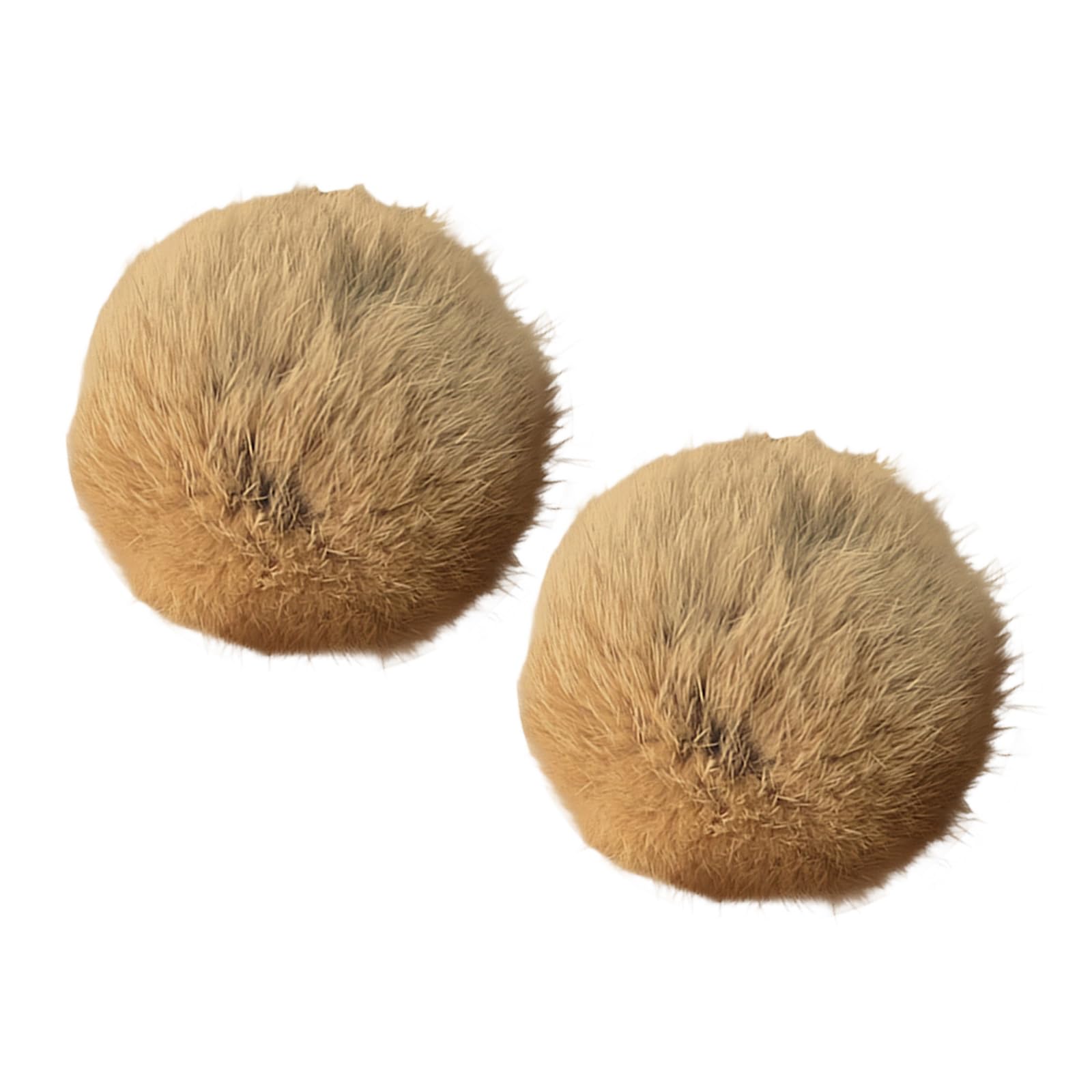 JSGHGDF Rabbits Furs Play Balls Quiet Rolling Design Toy Ball for Dog Cats Quiet Biting Resistant Ball for Indoor Enrichment Quiet Rolling Ball