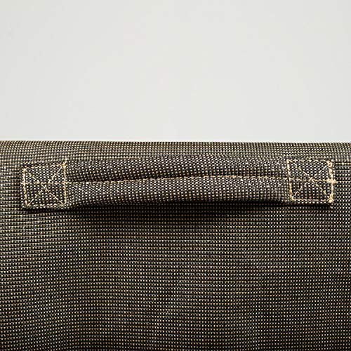 Budge P1A01Btnw3-2Pk Stormblock Hillside Patio Stack Chairs Cover/Barstool Cover (2 Pack) Premium Outdoor Waterproof, 49" H X 28" W X 27" Deep, Black And Tan Weave #TOP4