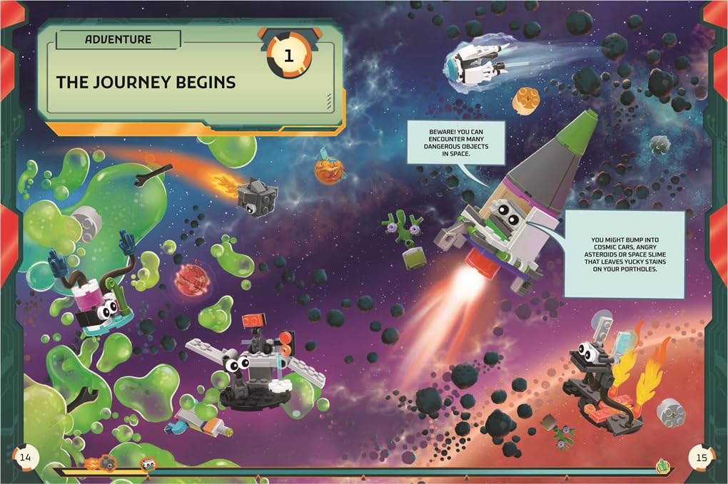 LEGO® Books: Build Your Own Story: Space Rescue (with over 100 LEGO bricks and exclusive models to build)