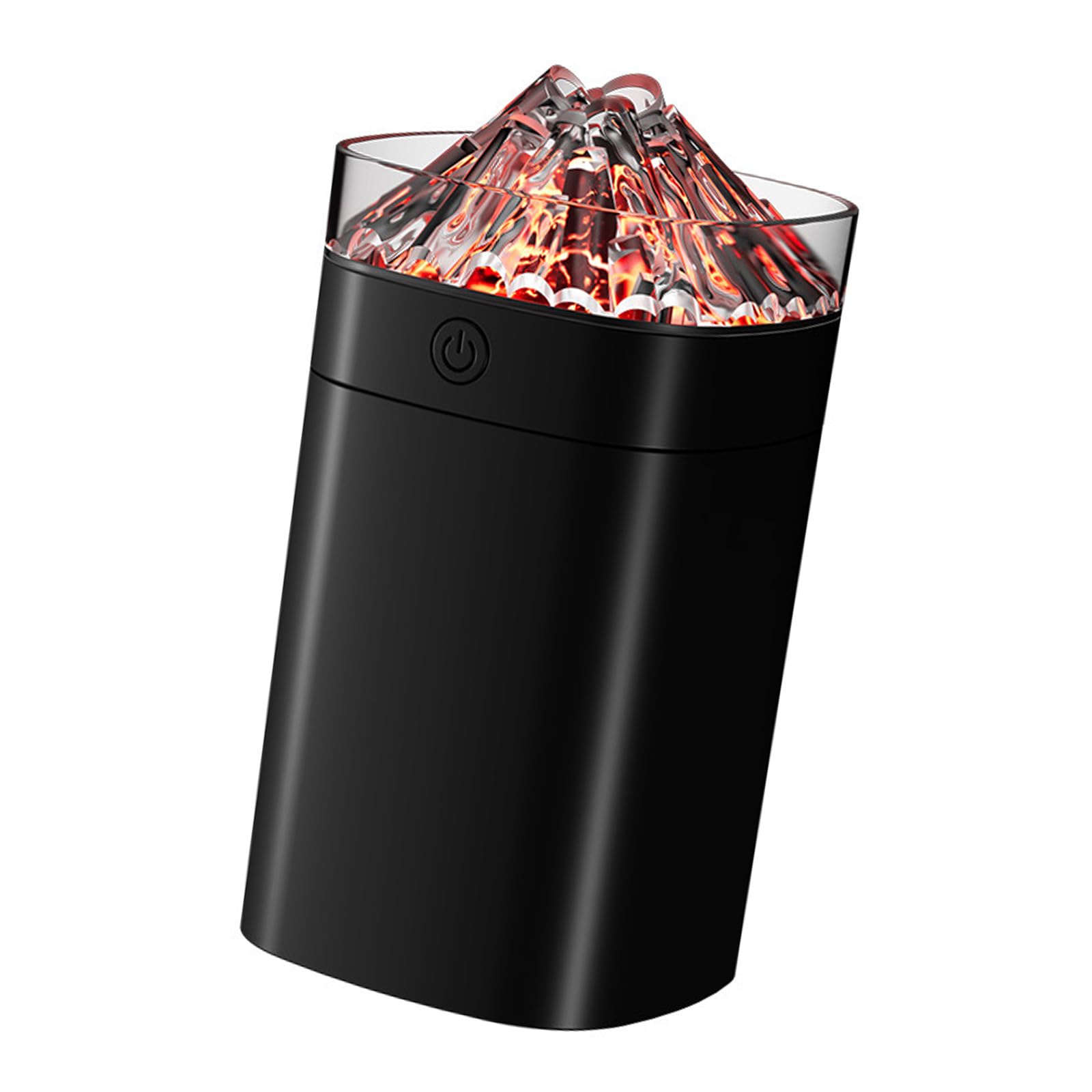 Kalttoy Humidifier 300ml USB Desktop Cool Mists Air Humidifier with Night Light Volcano Diffuser 2 Mists Modes for Bedroom Plant Technology