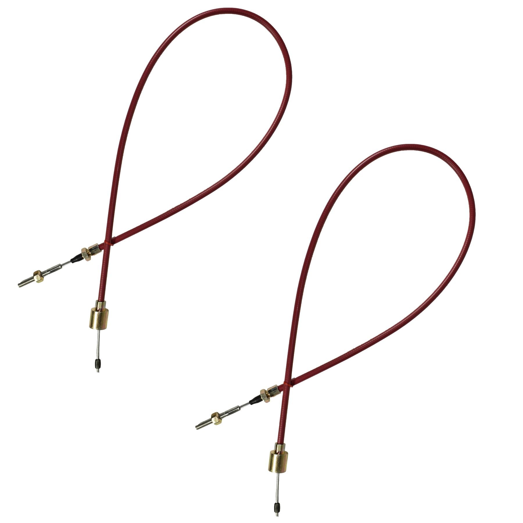 AB Tools 2 Stainless Steel Trailer Brake Cable for ALKO AL-KO Axles Outer Sheath 1130mm