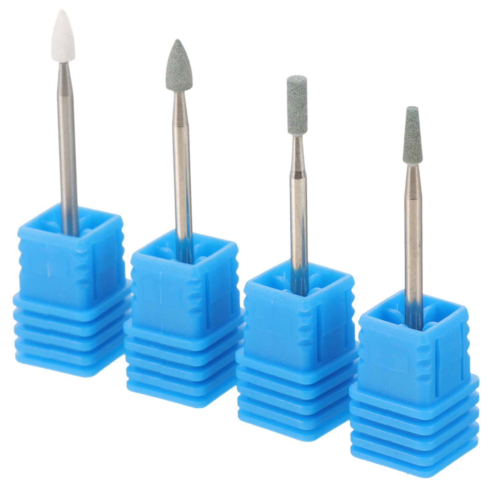 Lurrose 4 Juegos Accesorios Para Cabezales De Lijado Taladro De Uñas Portátil Molinillo De Uñas Taladro Para Amoladora o De Mano o Eléctrico Arena De Cuarzo 4 Uds * 4