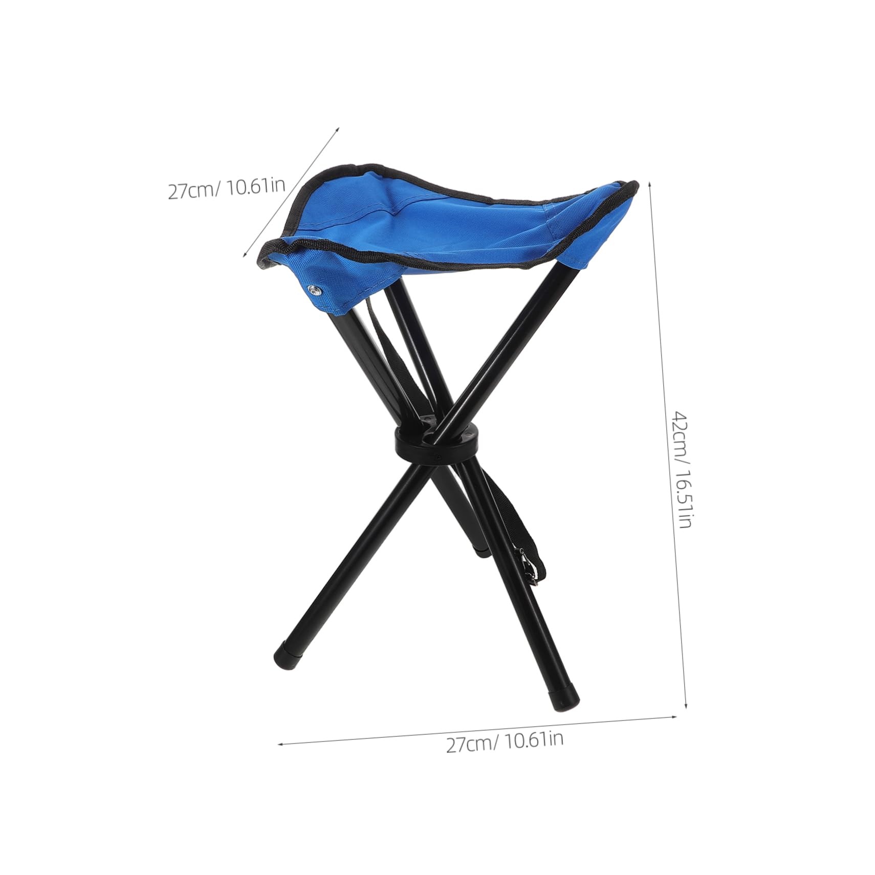 ifundom Compact Folding Camping Stool: Travel Heavy-Duty Stool Portable Outdoor Foldable Chair for Fishing Hiking Gardening and Beach