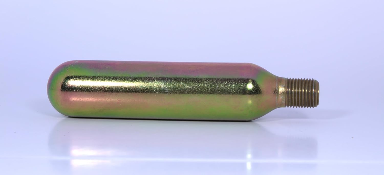 RedRock 45 Gram (60cc) CO₂ Cartridge – Threaded 5/8-18 UNF CO2 Canister for Inflatable Life Jackets, Airbag Vests, Airguns, Paintball & More