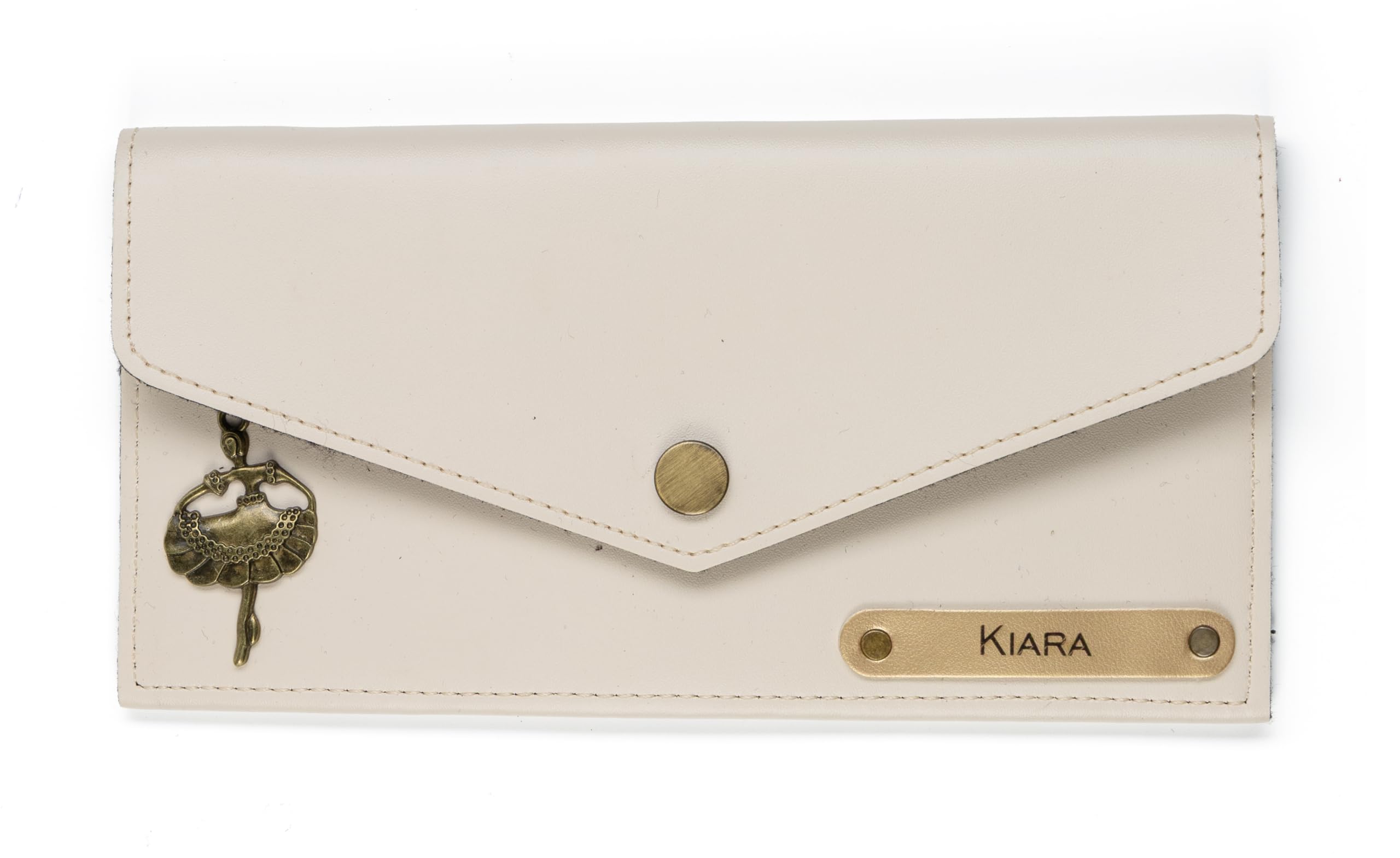aica Personalized Name & Charm Leather Womens Wallet (Cream) | Customized Gifts for Women Girls | Gifts for Women | Wallet for Woman | Diwali Gifts | Wallet for Women | Corporate Gifts for Staff Girls-picture-23