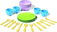 Vista 1 de Green Toys Juego de platos de plástico Caja cerrada