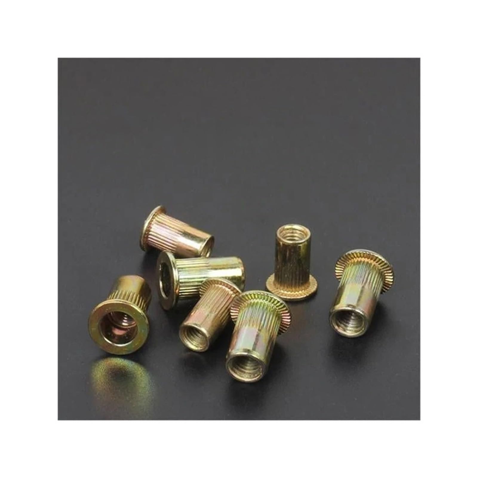 Rivet Nut Threaded Rivets Insert Nutsert Cap Zinc Plated Carbon Steel Knurled Nut Riveter Pop Nut M3 M4 M5 M6 M8 M10 M12(M4)