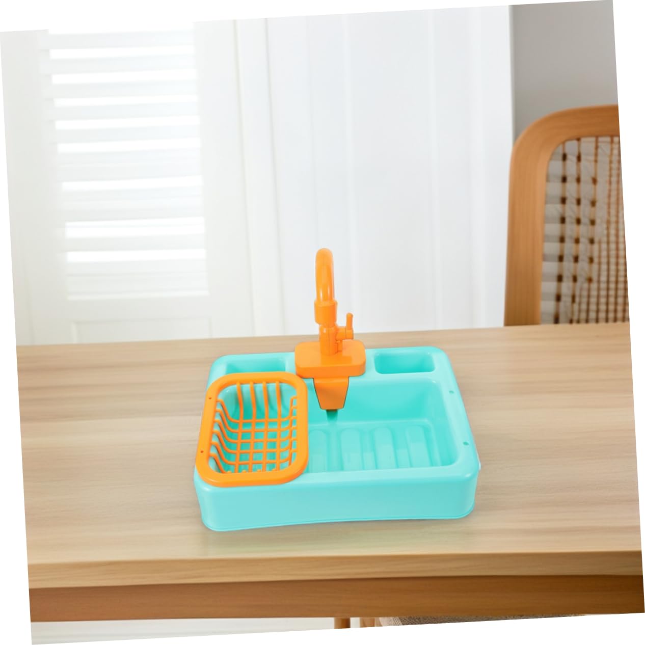 Toyvian 2piezas Bañera para Pájaros Contenedor para Periquitos y Aves Juguete De Cocina con Circulación Automática De Agua Accesorios Cuidado De
