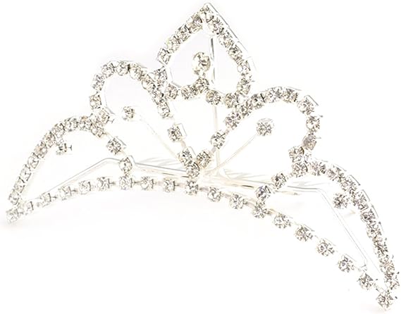 Amazon Co Jp ミニ ティアラ コームタイプ 子供用 カチューシャ Hair Acc 48 001 ヘアアクセサリー Kids ファッション