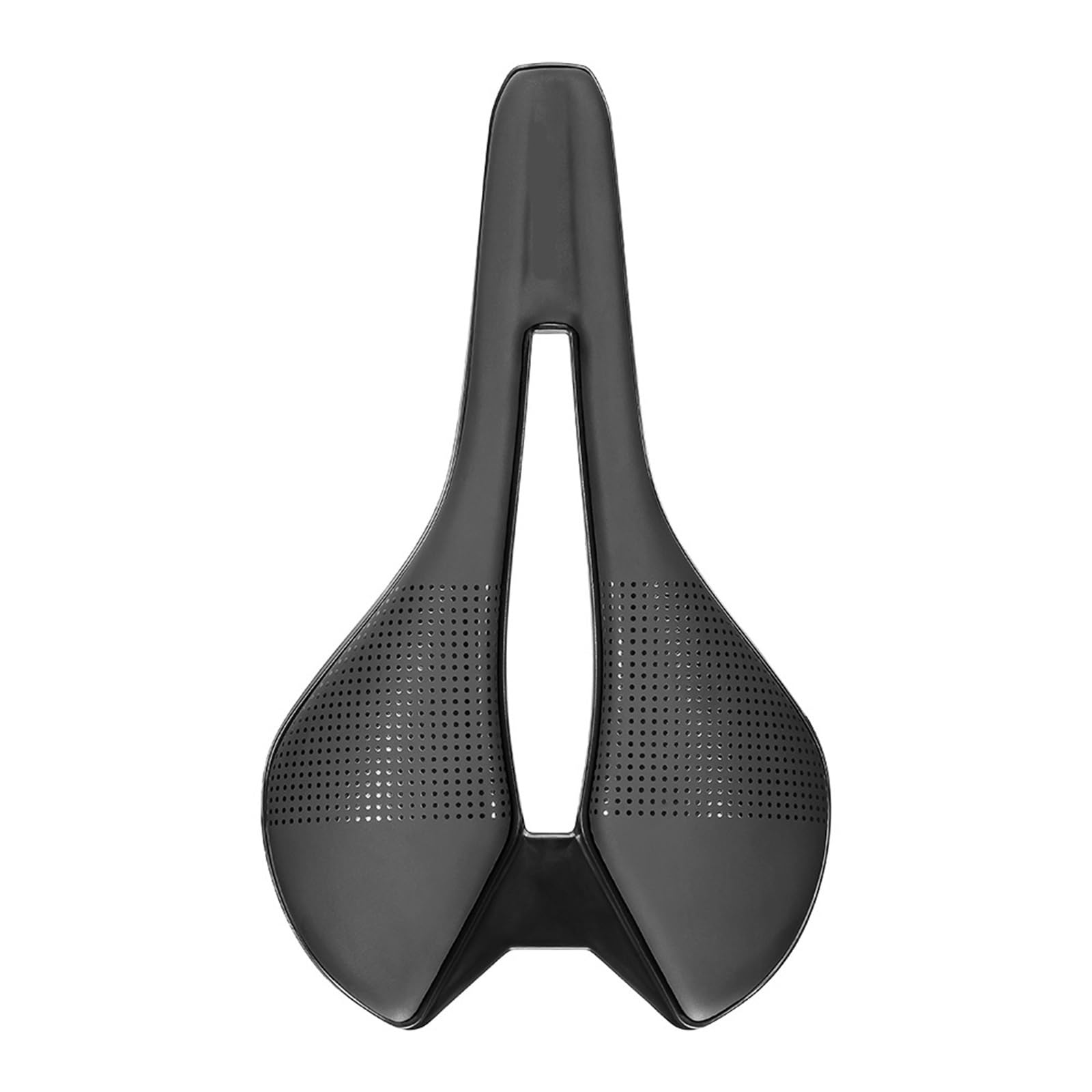 Ultralekkie siodełko wyścigowe ze skóry PU z szynami CR-MO i miękką poduszką siodełka 77 cm do rowerów szosowych i górskich.