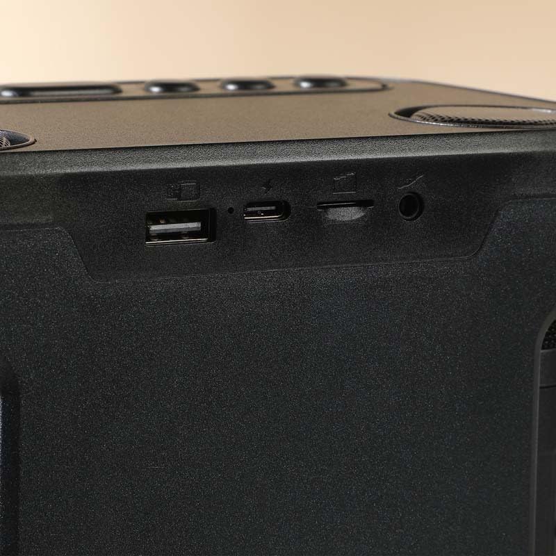 Enceinte Karaoké Dbe50 Grey Dynabass Bluetooth portable et micro - 5