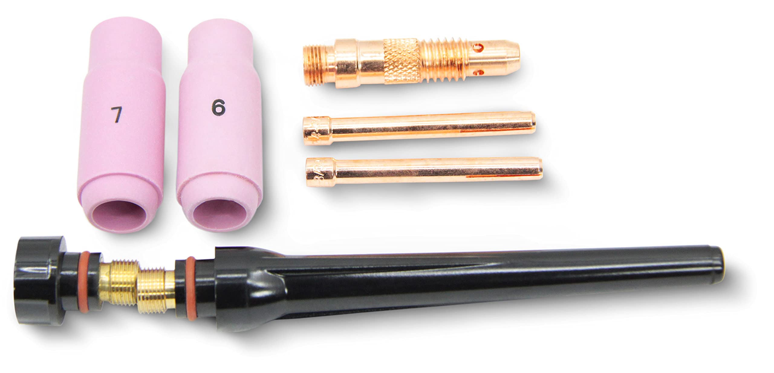 Sherman TIG 202P DC TIG Poste à souder 200 A IGBT Puls Kit avec bouteille de gaz Argon, casque de soudage automatique, gants de soudage, réducteur de pression, aimant de soudage