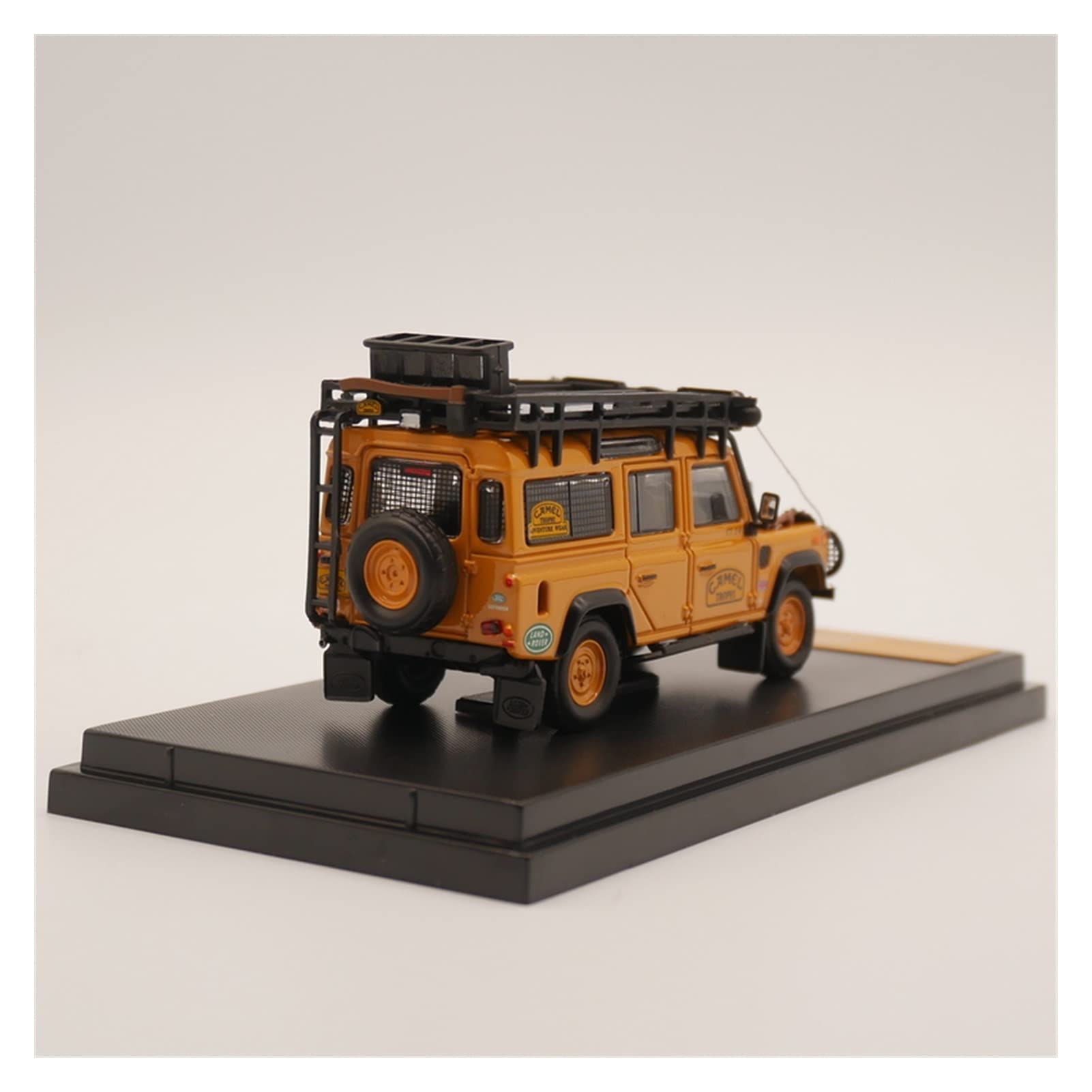 Veicoli a Motore in Scala 1/64 per Land Rover Defender 110 Camel Trophy Pressofuso in Lega Modello di Auto Fuoristrada Simulazione Collezione di Souvenir Modello di Auto Replica