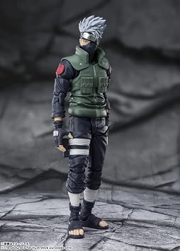 TAMASHII NATIONS - Naruto Shippuden - Kakashi Hatake (The famed Sharingan Hero), Bandai Spirits S.H.Figuarts Action Figure