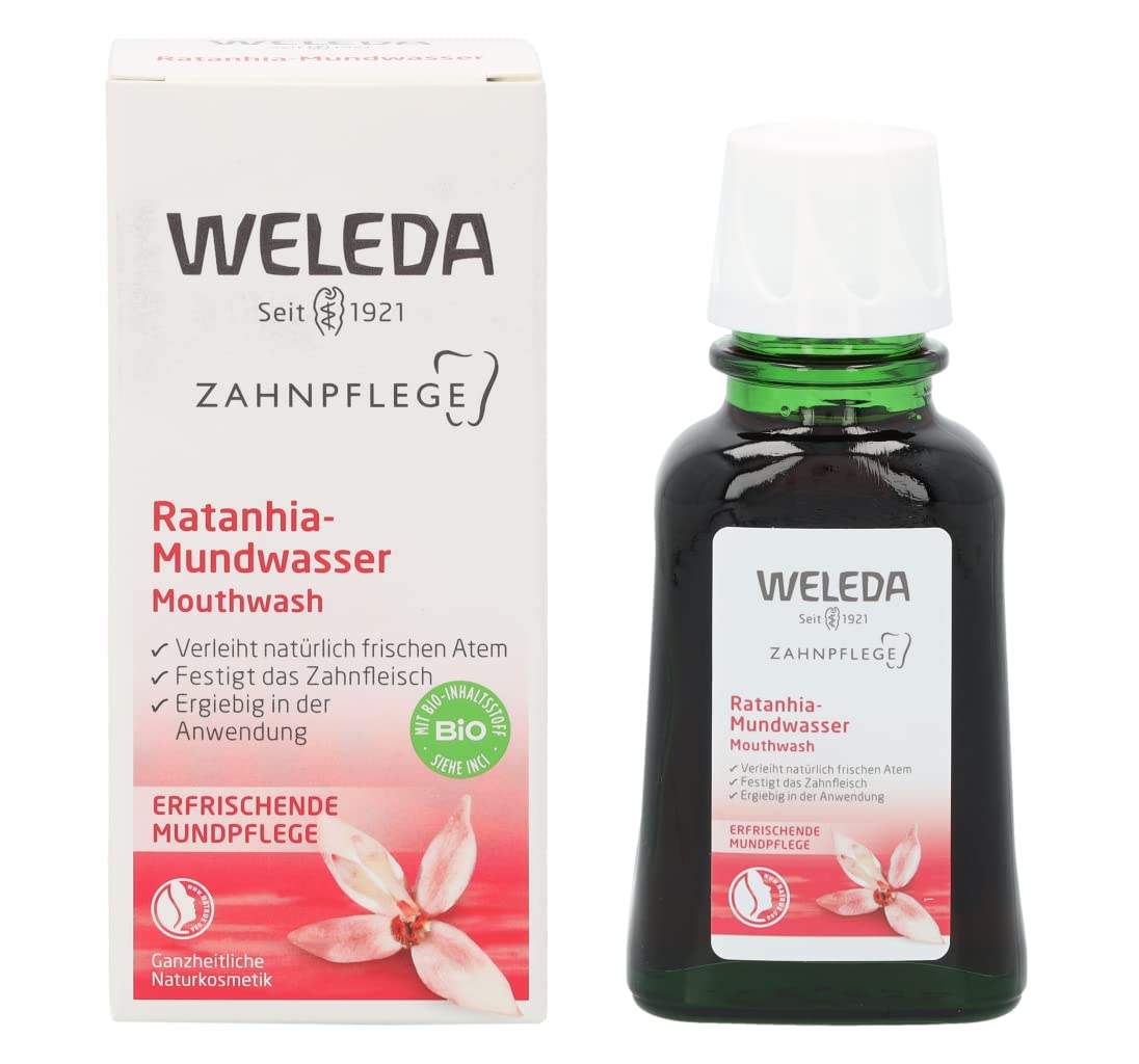 Weleda 50 ml Organic Ratanhia Mouthwash Concentrate