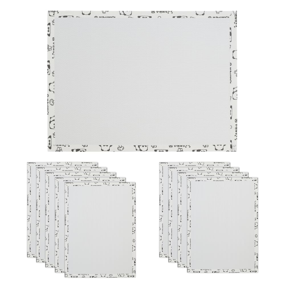 Fuse Bead carta da stiro, 10 panni antiaderenti riutilizzabili resistenti al calore per perline fai da te (20 x 15 cm)