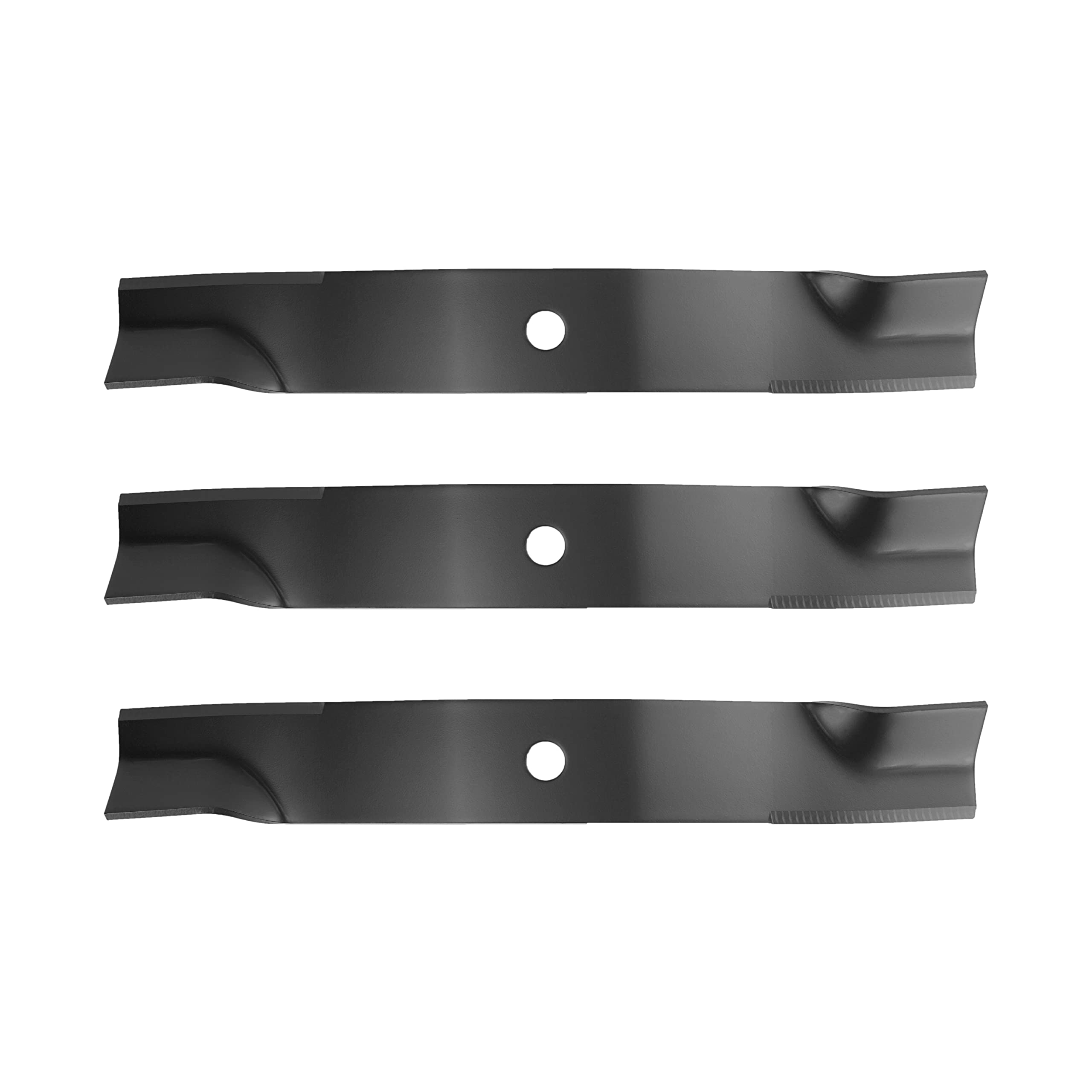 q&p Paquete de 3 cuchillas de cortacésped reemplazan a M128485, M131958, M144196, M163983, M168223, TCU15881,690-120-0095,302-832