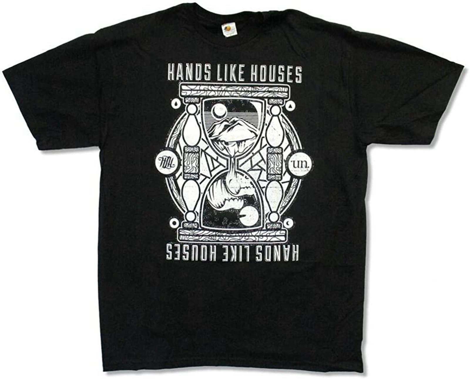 Balance Master Unisex Black Hands Like Houses Hourglass T Shirt New Band O-Neck Short Sleeve T-Shirt L