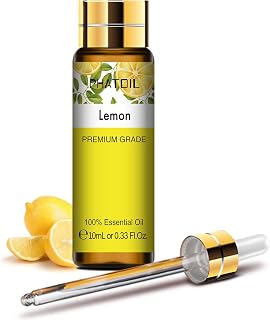 PHATOIL Lemon Essential Oil - Undiluted and Cruelty-Free, 100% Pure Lemon Oil - Essential Oils for Diffusers for Home - 10ML