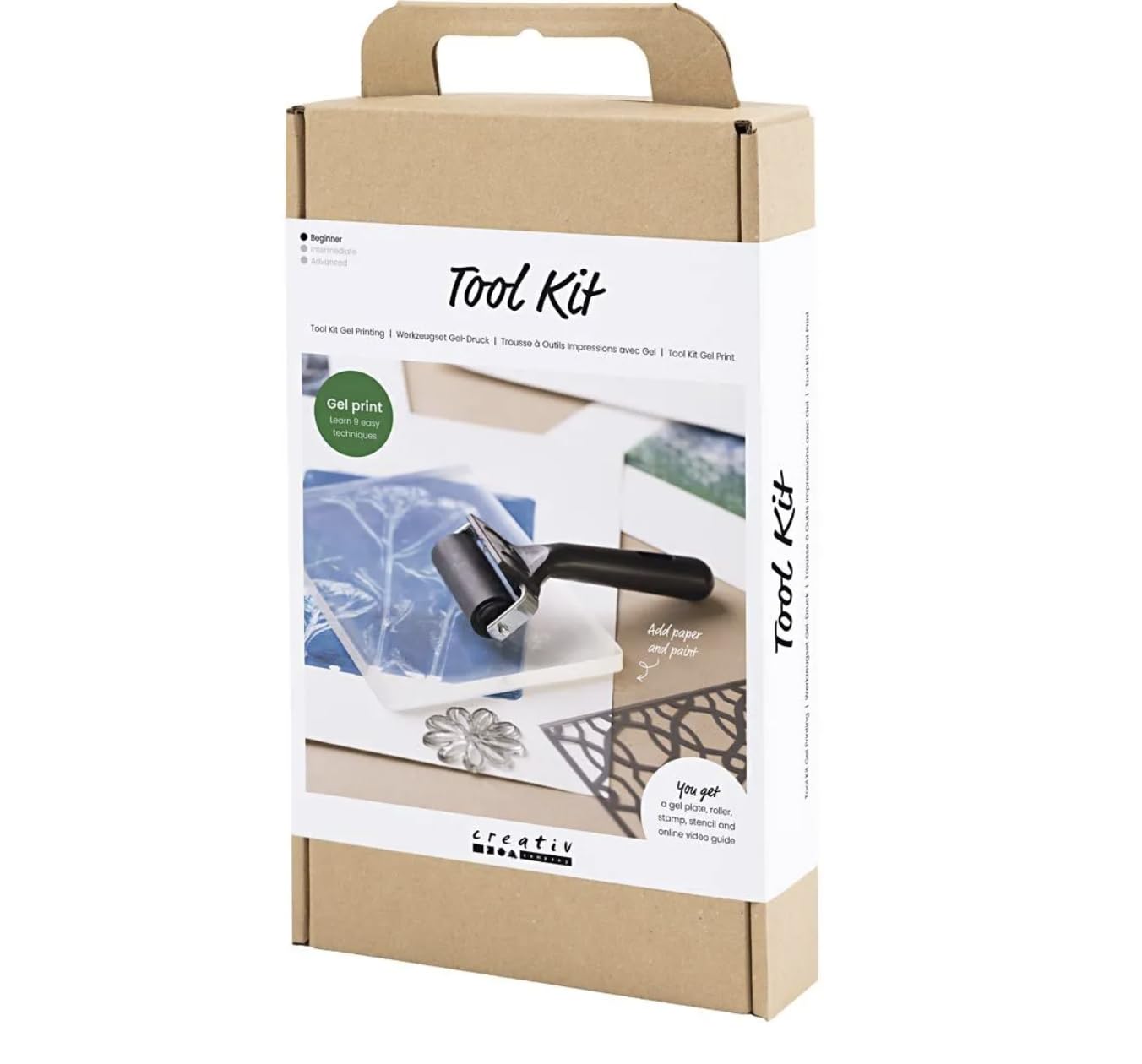 Kit di strumenti per stampa gel, 1 confezione