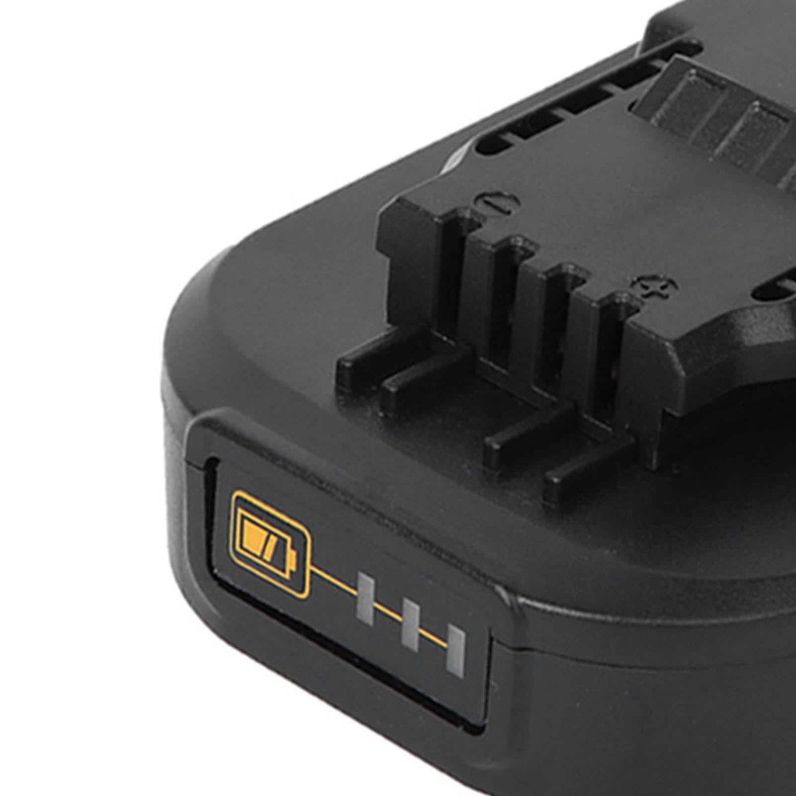 Adaptador de batería GRCFUMO, Base de Adaptador de alimentación de batería, Adaptador de Cargador Convertido de 18V para Accesorios de Herramientas eléctricas de 20V y 4 Pines
