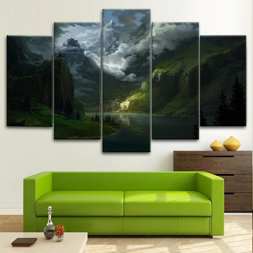 Tableaux abstraits moderne pour habiller un grand mur vide avec style et élégance