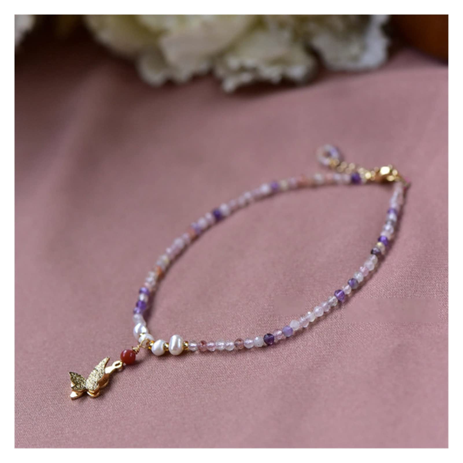 Fußkettchen/Fußkettchen Damen Fußkettchen Fußkette Fußkettchen mit Schmetterlingsanhänger für Frauen Strandschmuck Accessoires Fußkettchen