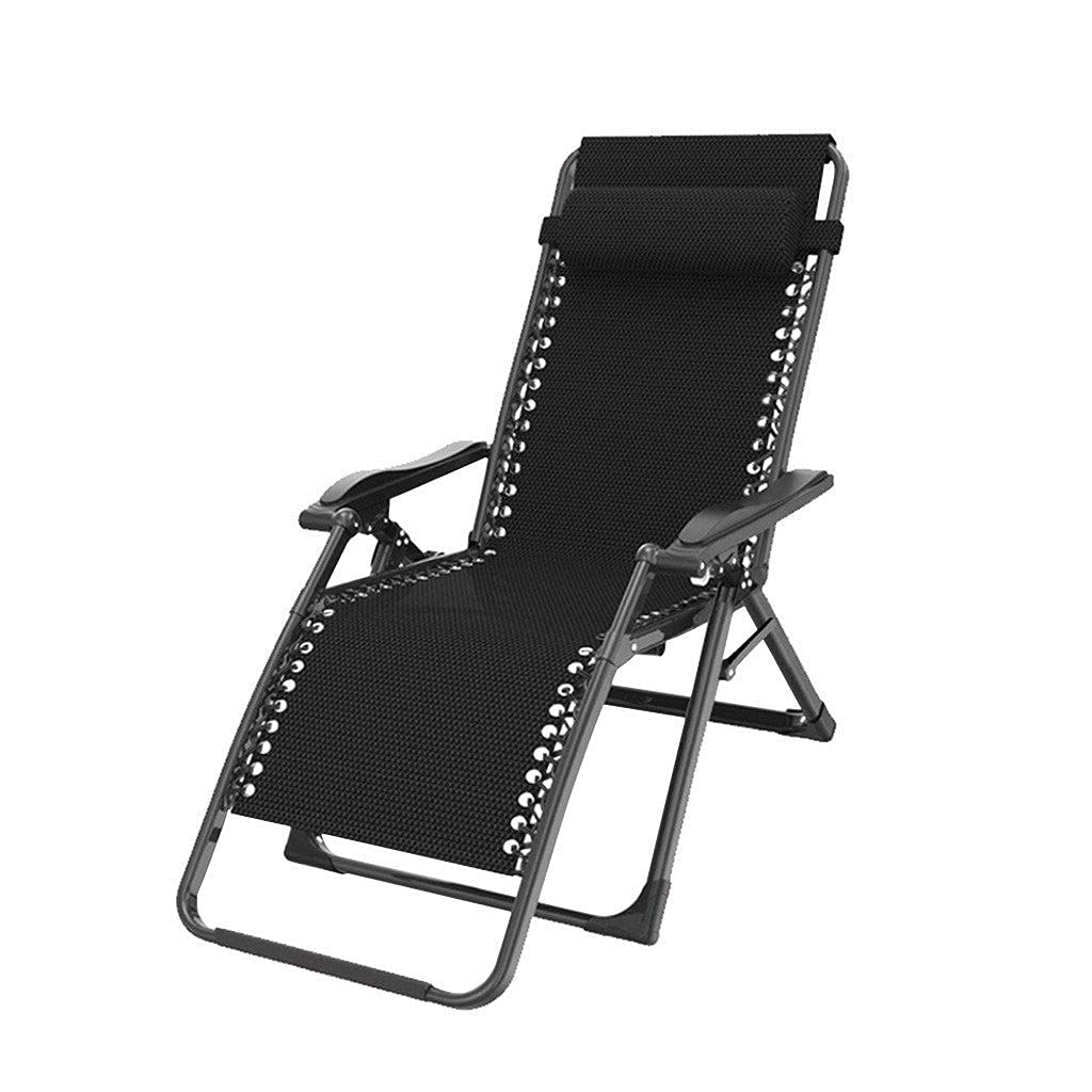 Chaise inclinable pliante grand confort pour soulager le dos au jardin ou camping