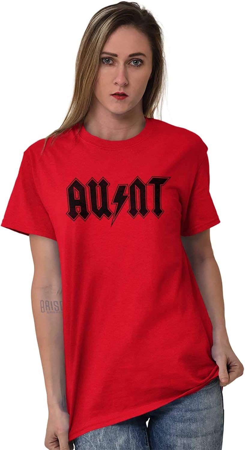 Cool Auntie Aunt Funny Favorite Cute Womens Graphic T Shirt Tees
