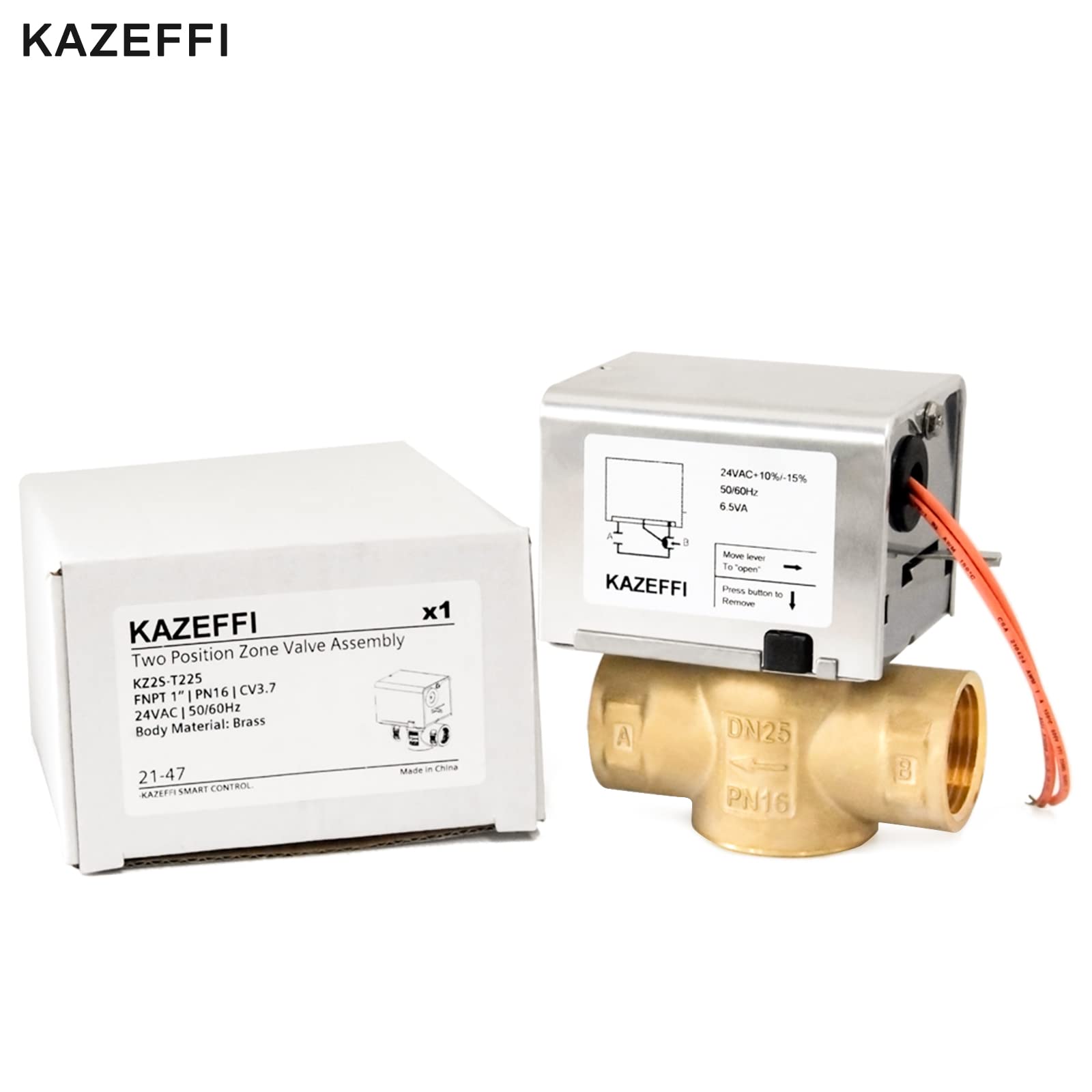 Amazon.com: Kazeffi Motorized Zone Valve, 2 way,NPT 1