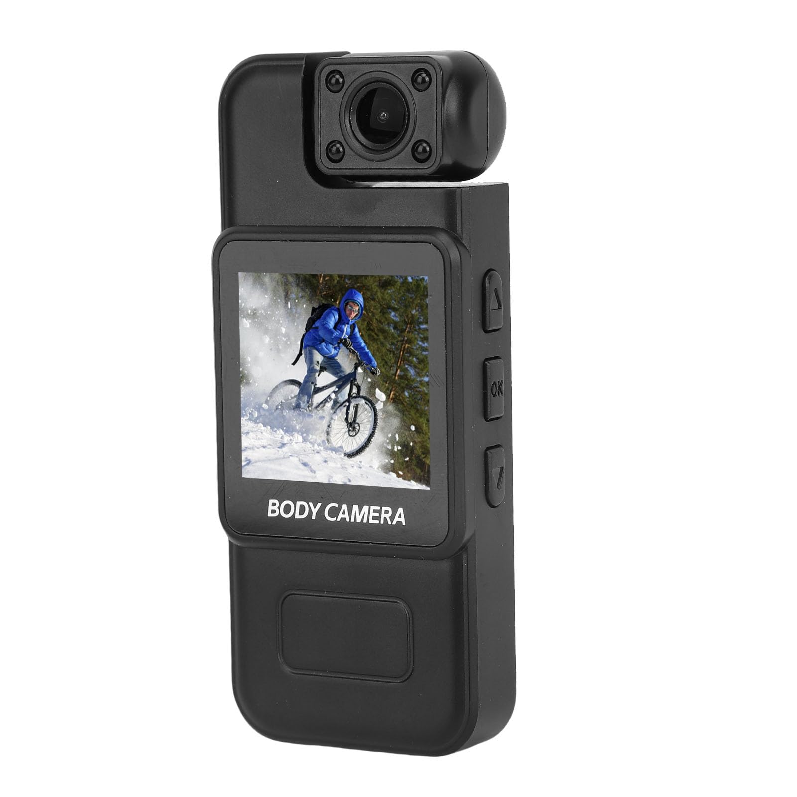 VBESTLIFE Body Worn Camera, 4K Portable Video Recorder with Wide Angle Lens and 6 Axis Gyroscope Stabilization, IP65 Water Proof for Law Enforcement-image-28