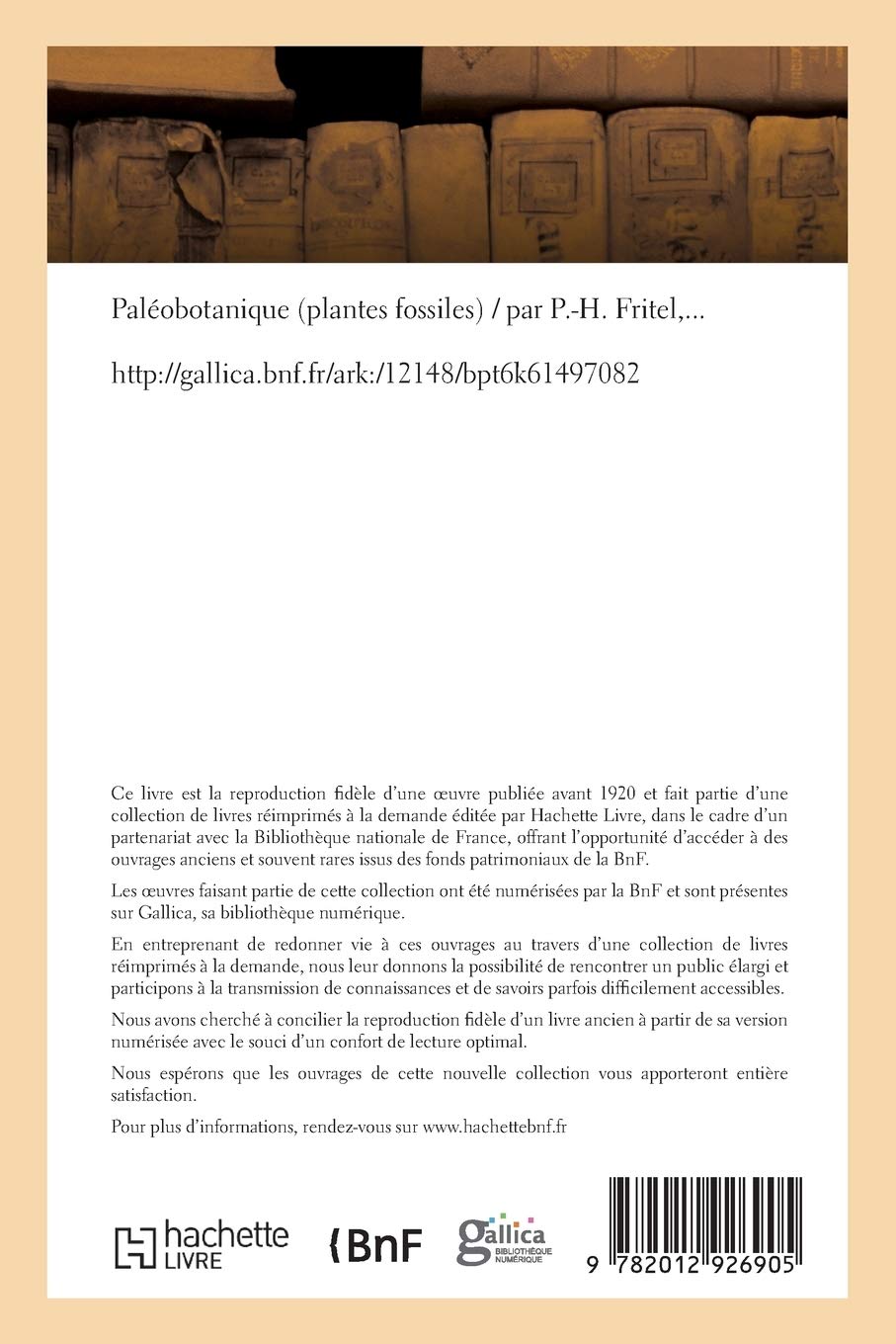 Paléobotanique (plantes fossiles)