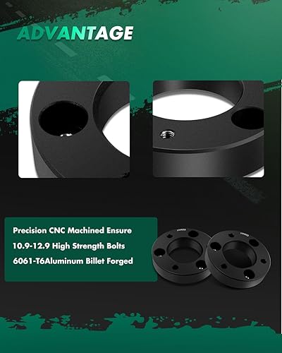 Miniatura 4 de SCITOO Kit de elevación de nivelación delantera de 2 pulgadas para Nissan 2-2 pulgadas Espaciador de puntal de elevación compatible con Nissan