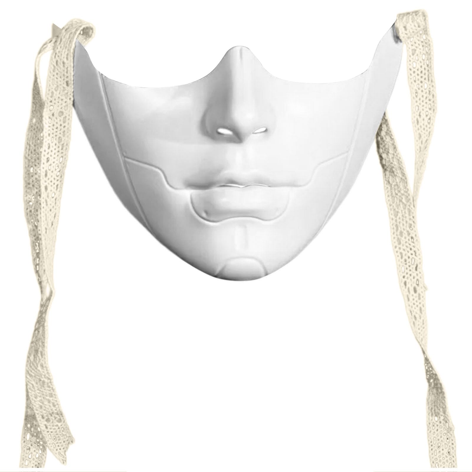 Maxtonser Unisex Masquerade Beauty Cosplay Mechanical Half for Carnivals Halloween Dress up Party