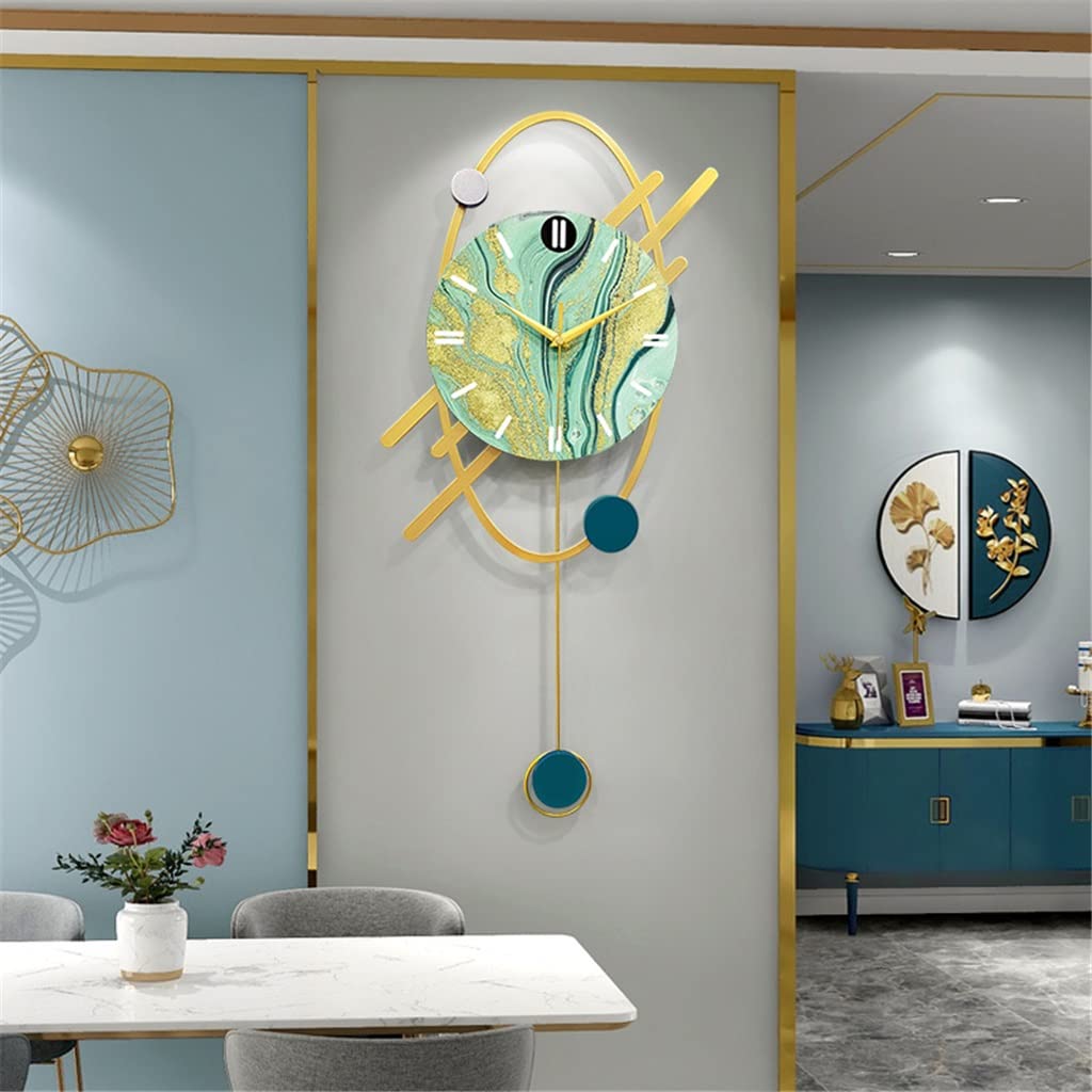 Nordic Living Room Drukowana Tarcza Wiszący Zegar ścienny Spersonalizowany Okrągły Cichy Zegar Do Salonu