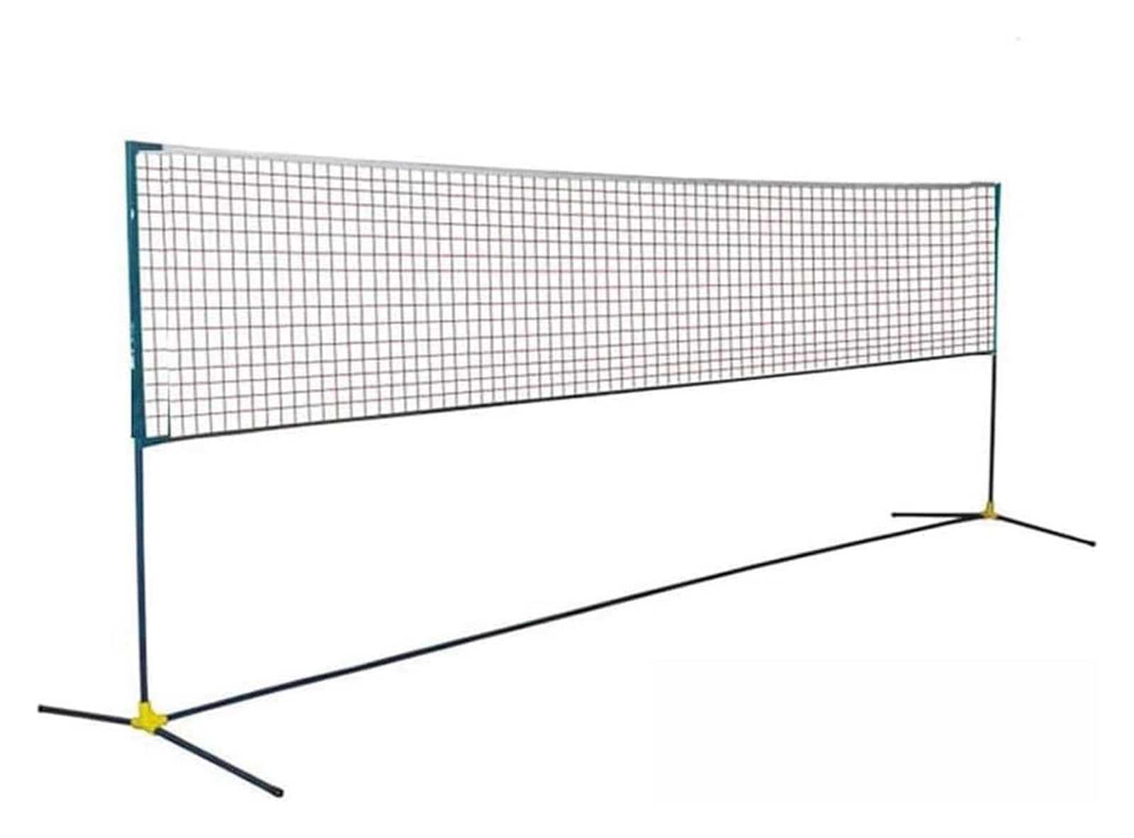 Filet de badminton de jardin facile à assembler avec ses poteaux stables