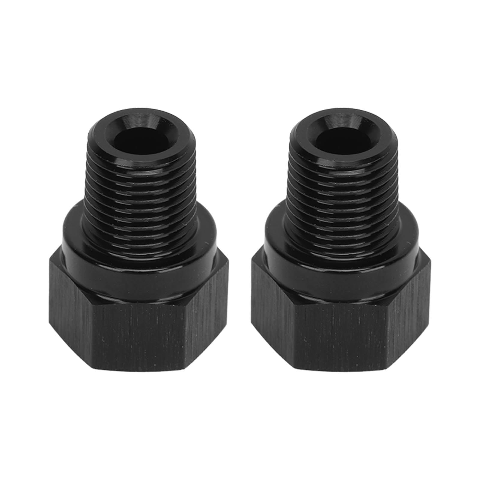 Engin Swap Adattatore Sensore Pressione Olio, 2 Pezzi 1/8 Pollici NPT Maschio a M10 X 1.0 Femmina Adattatore per Decollo Manometro Olio in Lega di Alluminio per Veicolo