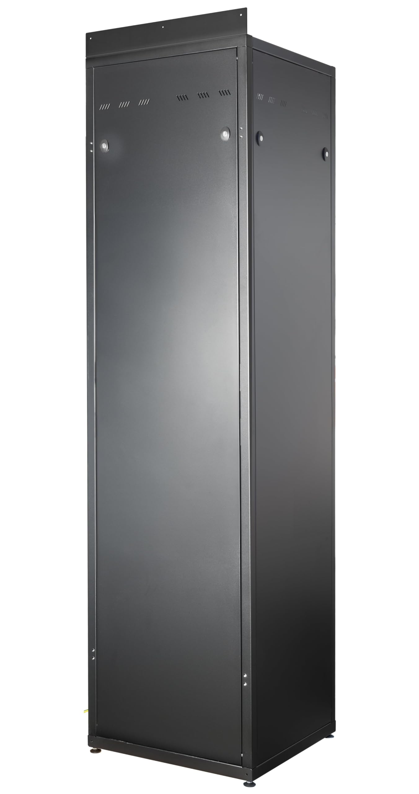 Techly Professional 369106 Armadio Rack 19" 600x600 47U per Batterie Fotovoltaico Nero Nero